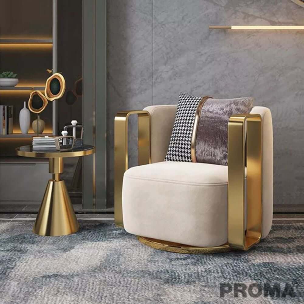[Pre-order] เก้าอี้เลานจ์ เก้าอี้โซฟาเดี่ยว PROMA-C-39