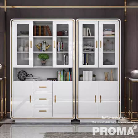  [Pre-order] ชั้นวางของ ตู้หนังสือ Proma-OD27WB สีขาว_2