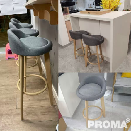 [Pre-order] เก้าอี้บาร์ PROMA-C-31-03 30 ซม. สีน้ำเงิน_3