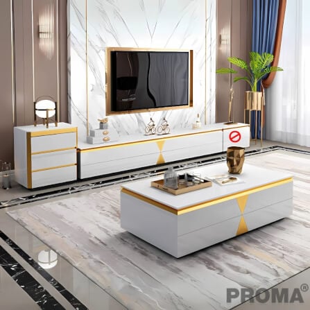 [Pre-order] ตู้วางทีวี PROMA-TVS-05W 200 ซม. สีขาว_5