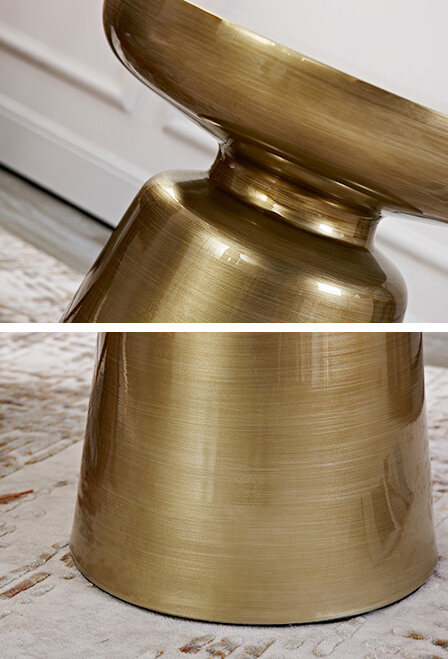 โต๊ะข้าง Artistry House AHST008  สีทอง