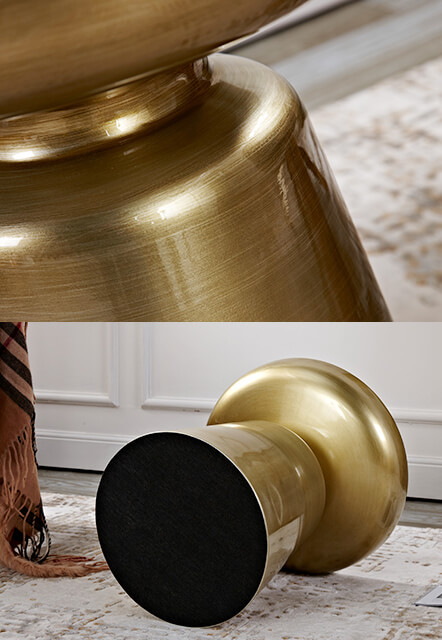 โต๊ะข้าง Artistry House AHST008  สีทอง