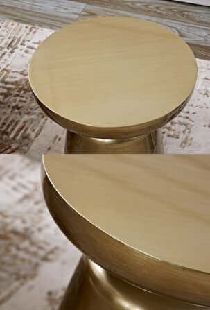 โต๊ะข้าง Artistry House AHST008  สีทอง_2