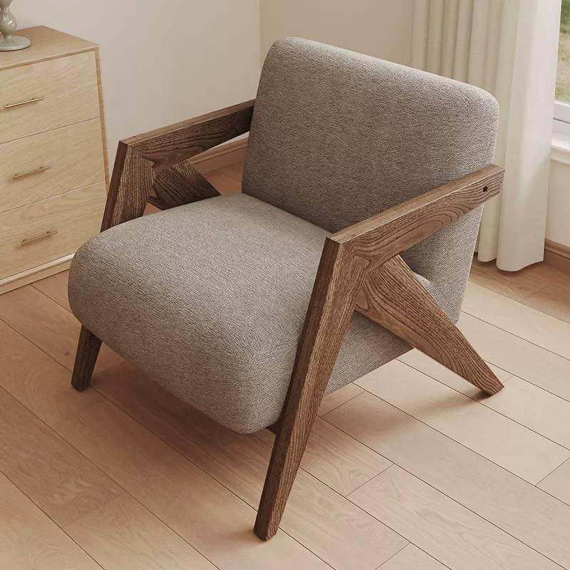 เก้าอี้โซฟา COZYBROWN TP1299 สีเทา 63x83x77cm. 