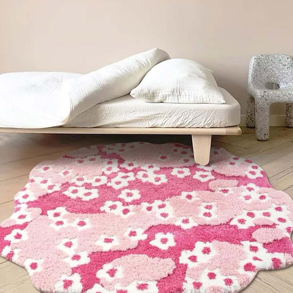 พรม COZYBROWN TP1392-02 100X100 ซม. สีชมพู