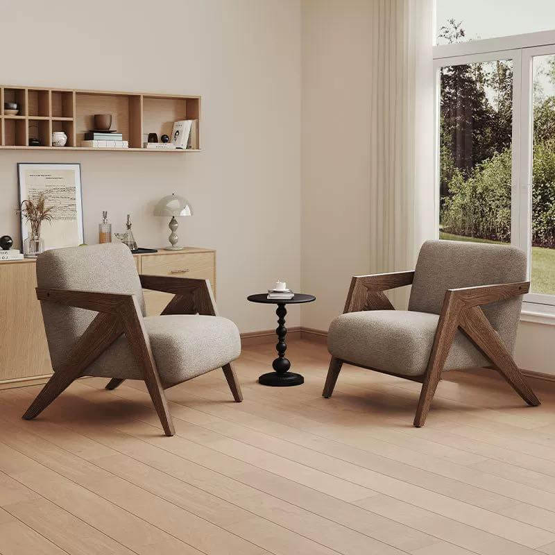 เก้าอี้โซฟา COZYBROWN TP1299 สีเทา 63x83x77cm. 