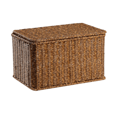 กล่อง หวายสังเคราะห์ COZYBROWN TP0024-02 น้ำตาลเข้ม 28x18x17 ซม.