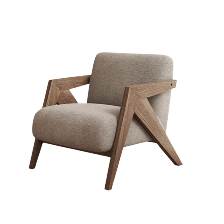 เก้าอี้โซฟา COZYBROWN TP1299 สีเทา 63x83x77cm. _0