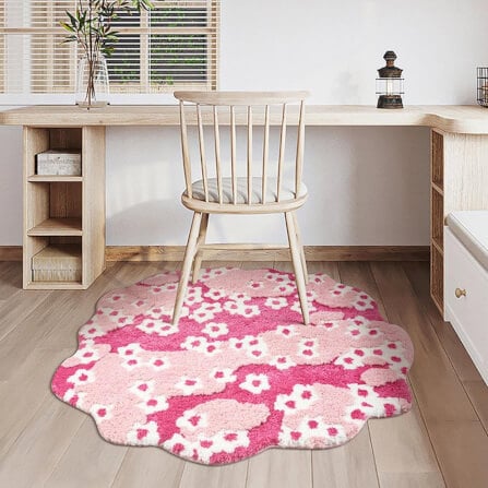 พรม COZYBROWN TP1392-02 100X100 ซม. สีชมพู_3