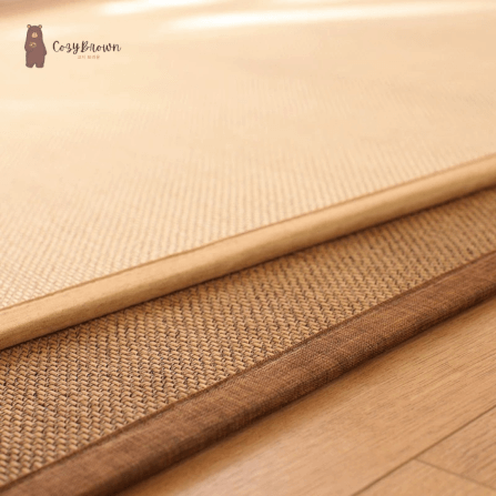 เสื่อทาทามิ COZYBROWN TP0337-08 สีน้ำตาลเข้ม 150x200 ซม._5