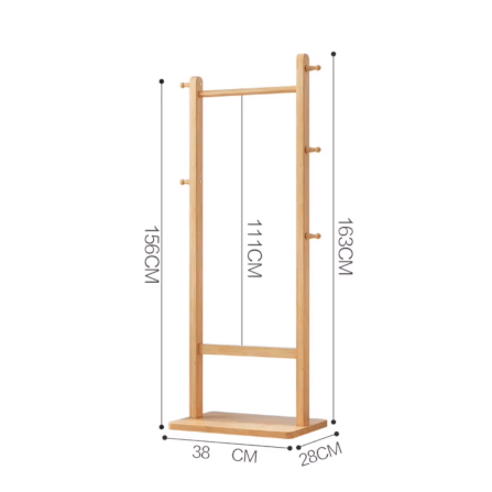 ราวแขวนผ้า COZYBROWN TP0597 ธรรมชาติ_5
