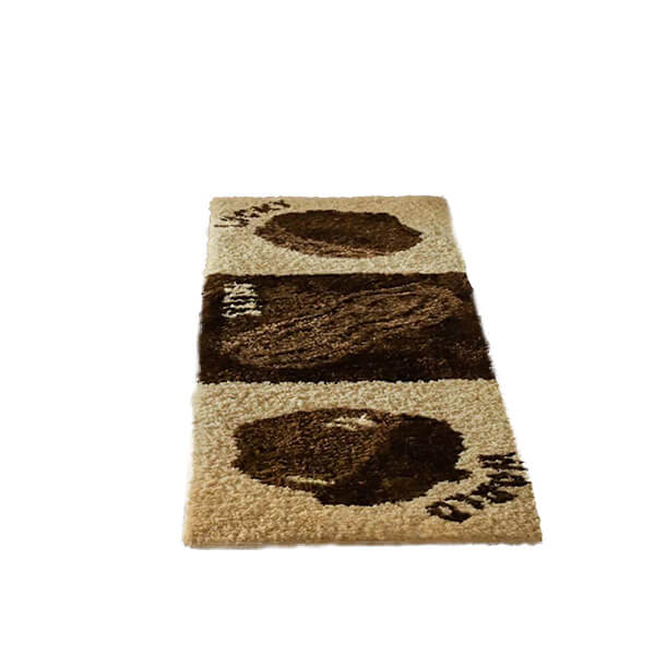 พรม MJHOMEDESIGNS BEDSIDE CARPET 67 ขนาด 40 X 120 ซม. น้ำตาล