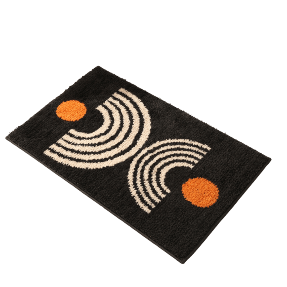 พรม MJHOMEDESIGNS DOORMAT CARPET 02 ขนาด 40*60 CM ดำ