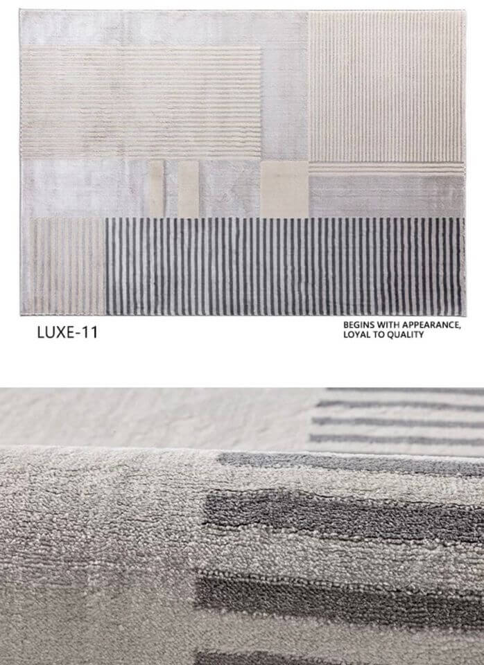 พรม MJHOMEDESIGNS SCOUTING SERIES LUXE-11 ขนาด 160 X 240 ซม. เทา