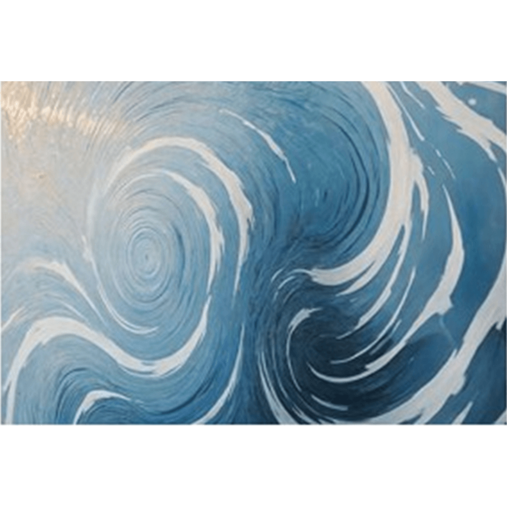 พรม MJHOMEDESIGNS ABYSSAL SWIRL SERIES ขนาด 120 X 180 ซม. น้ำเงิน