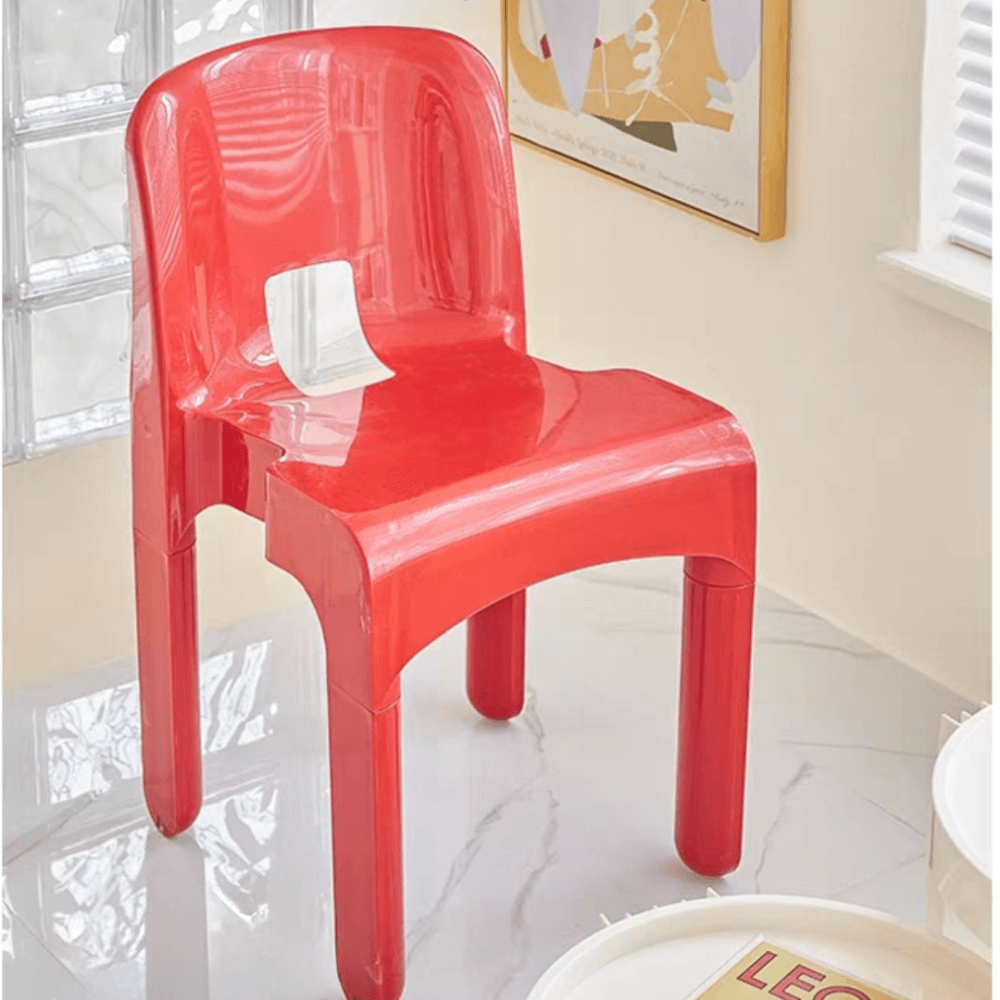 เก้าอี้อเนกประสงค์ MJhomedesigns CH217 สีแดง L42xW43xH71cm