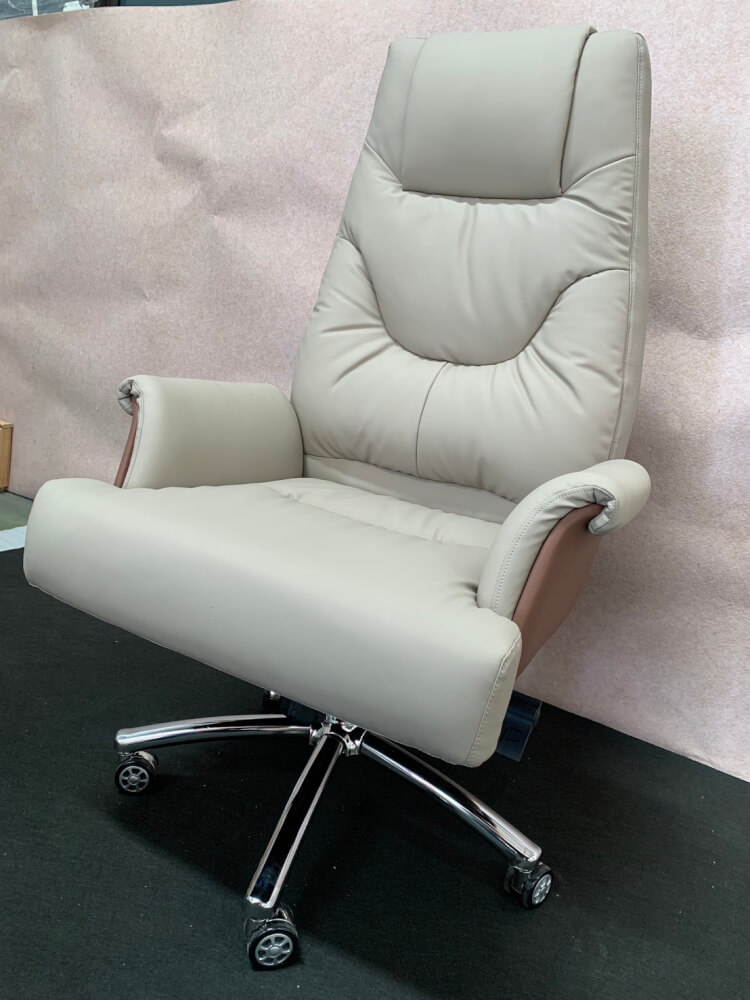 เก้าอี้ผู้บริหาร MJHOMEDESIGNS CH682 สีเทา  L65XW65XH120 CM
