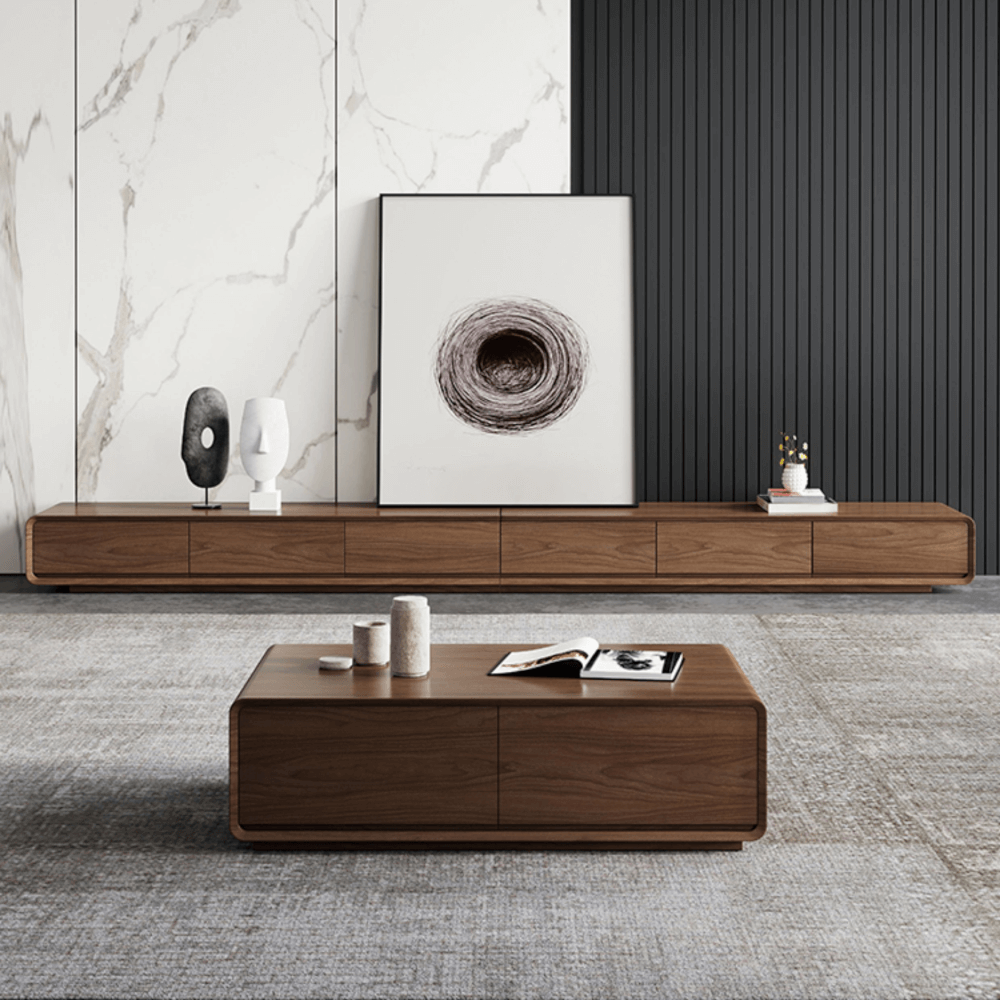 ตู้วางทีวี MJHOMEDESIGNS TB1392 ขนาด L160XW40XH25 CM สีขาว