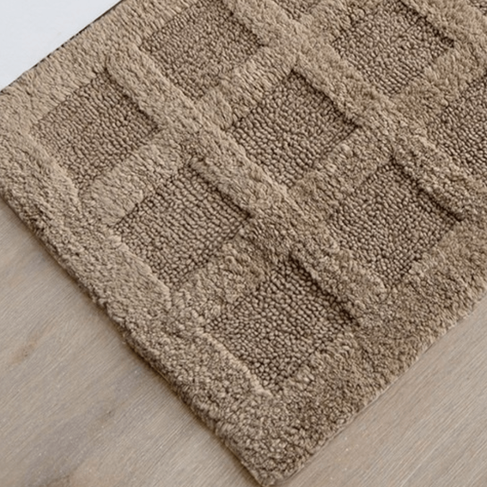 พรม MJHOMEDESIGNS DOORMAT CARPET 04 ขนาด 40*60 CM น้ำตาลอ่อน