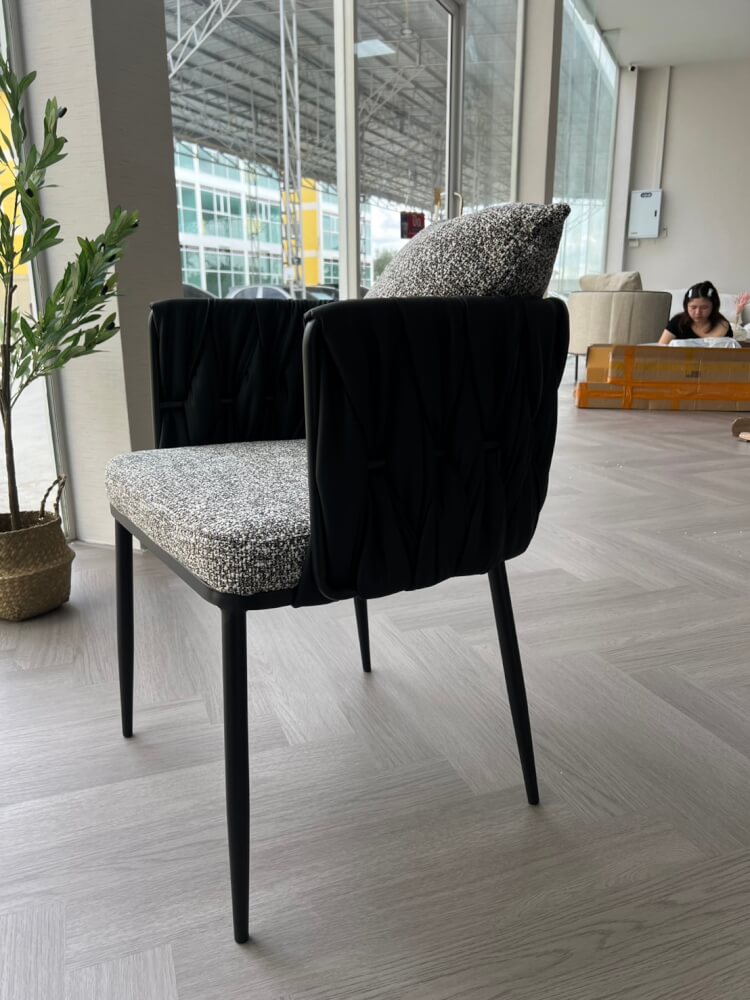 เก้าอี้ MJHOMEDESIGNS CH731 สีเทา  L50XW55XH70 CM