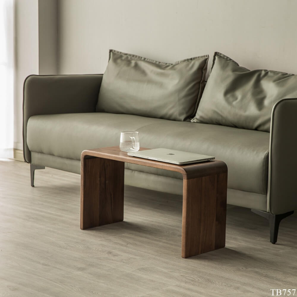 โต๊ะกลาง MJHOMEDESIGNS TB757 L35XW25XH62 CM สีน้ำตาล