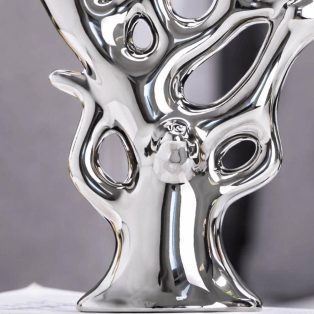 ของตกแต่งบ้าน MJHOMEDESIGNS HC359 L25XH30 CM สีเงิน