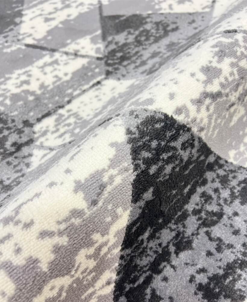 พรม MJHOMEDESIGNS ROUND CARPET ขนาด 100 ซม. เทา