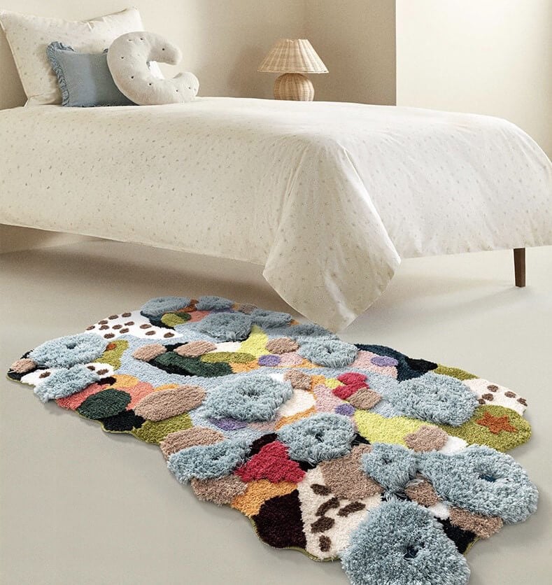 พรม MJHOMEDESIGNS BEDSIDE CARPET 72 ขนาด 80 X 120 ซม. หลากสี