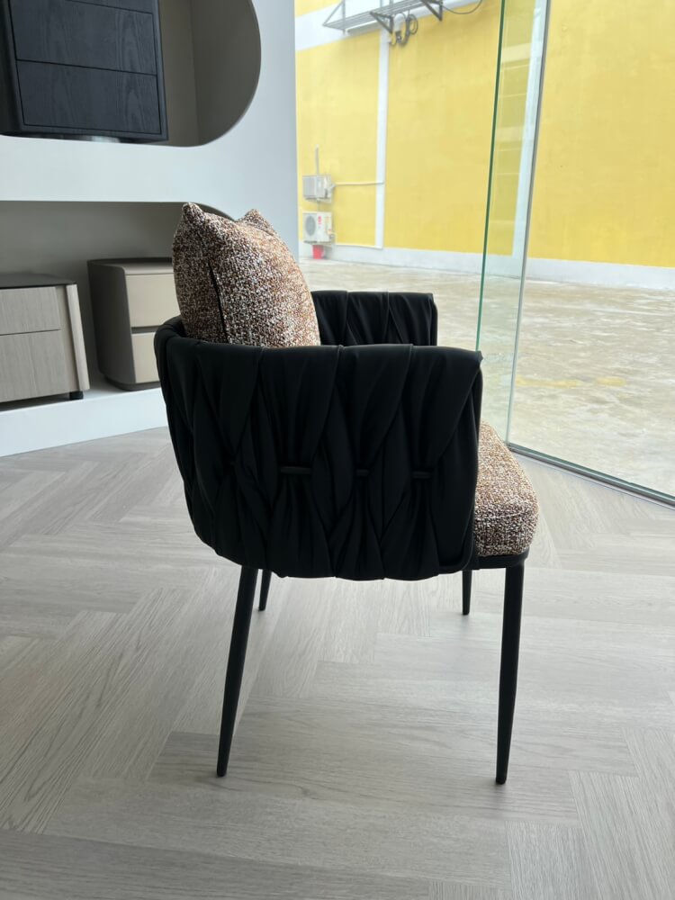 เก้าอี้ MJHOMEDESIGNS CH731 สีน้ำตาล  L50XW55XH70 CM