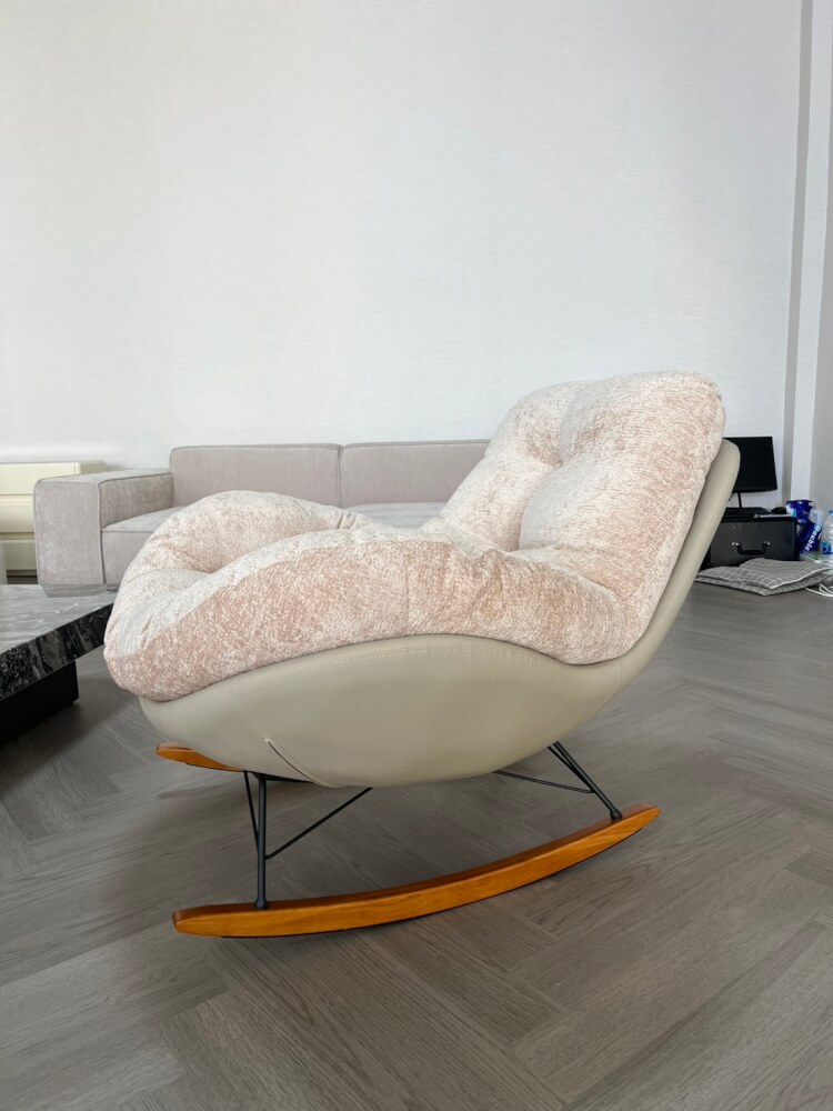 อาร์มแชร์ MJHOMEDESIGNS CH732 สีเบจ L72XW50XH85 CM