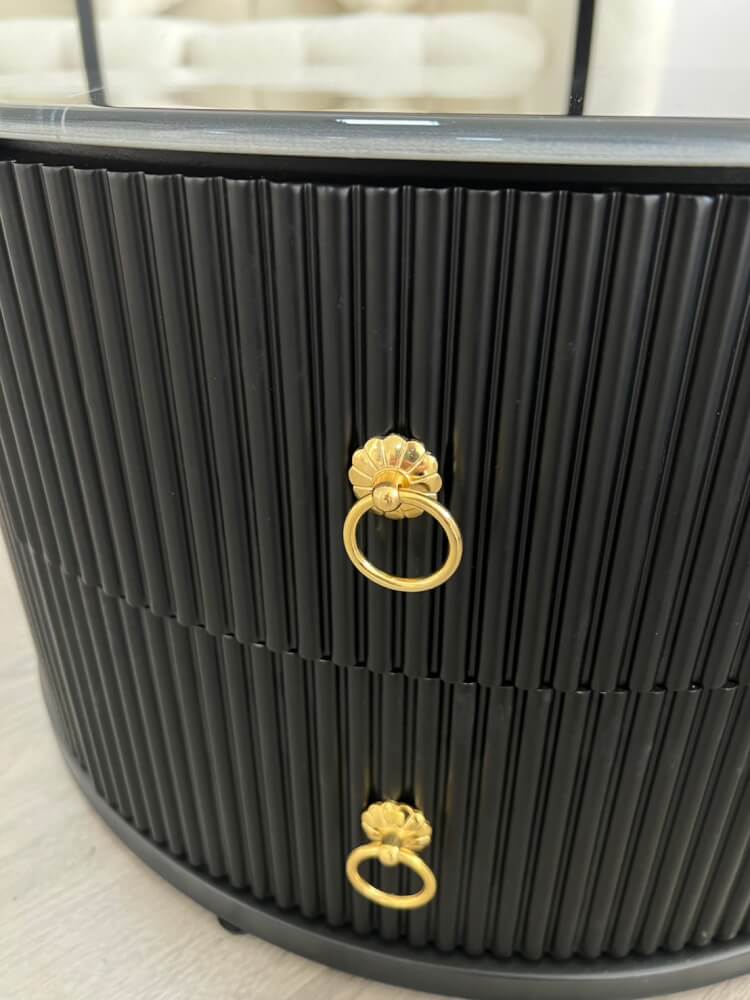โต๊ะกลาง MJHOMEDESIGNS TB1423 L80XH60 CM ดำ