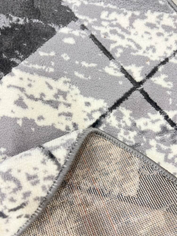 พรม MJHOMEDESIGNS ROUND CARPET ขนาด 100 ซม. เทา