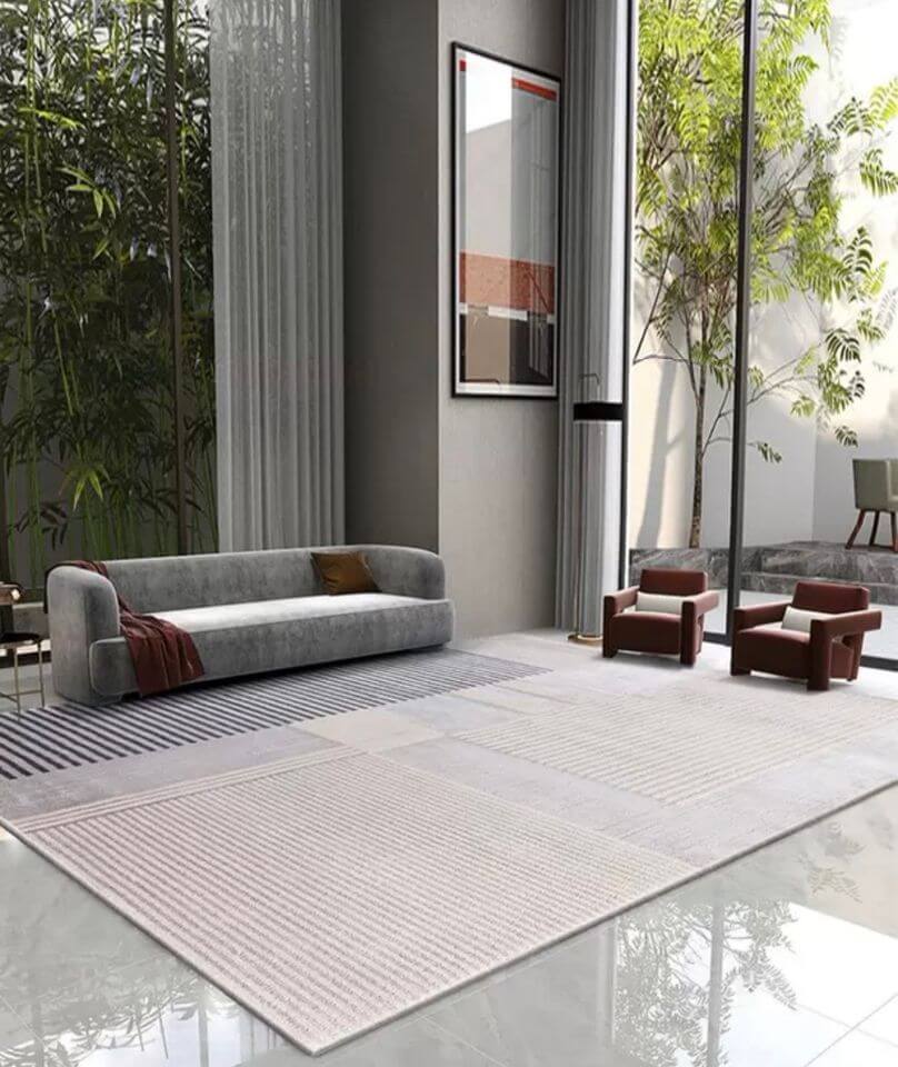 พรม MJHOMEDESIGNS SCOUTING SERIES LUXE-11 ขนาด 160 X 240 ซม. เทา