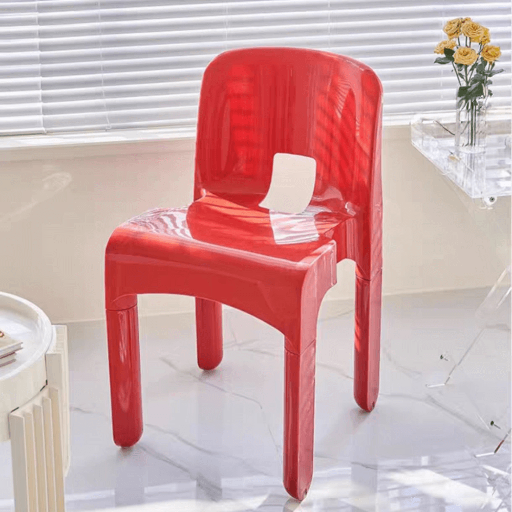 เก้าอี้อเนกประสงค์ MJhomedesigns CH217 สีแดง L42xW43xH71cm