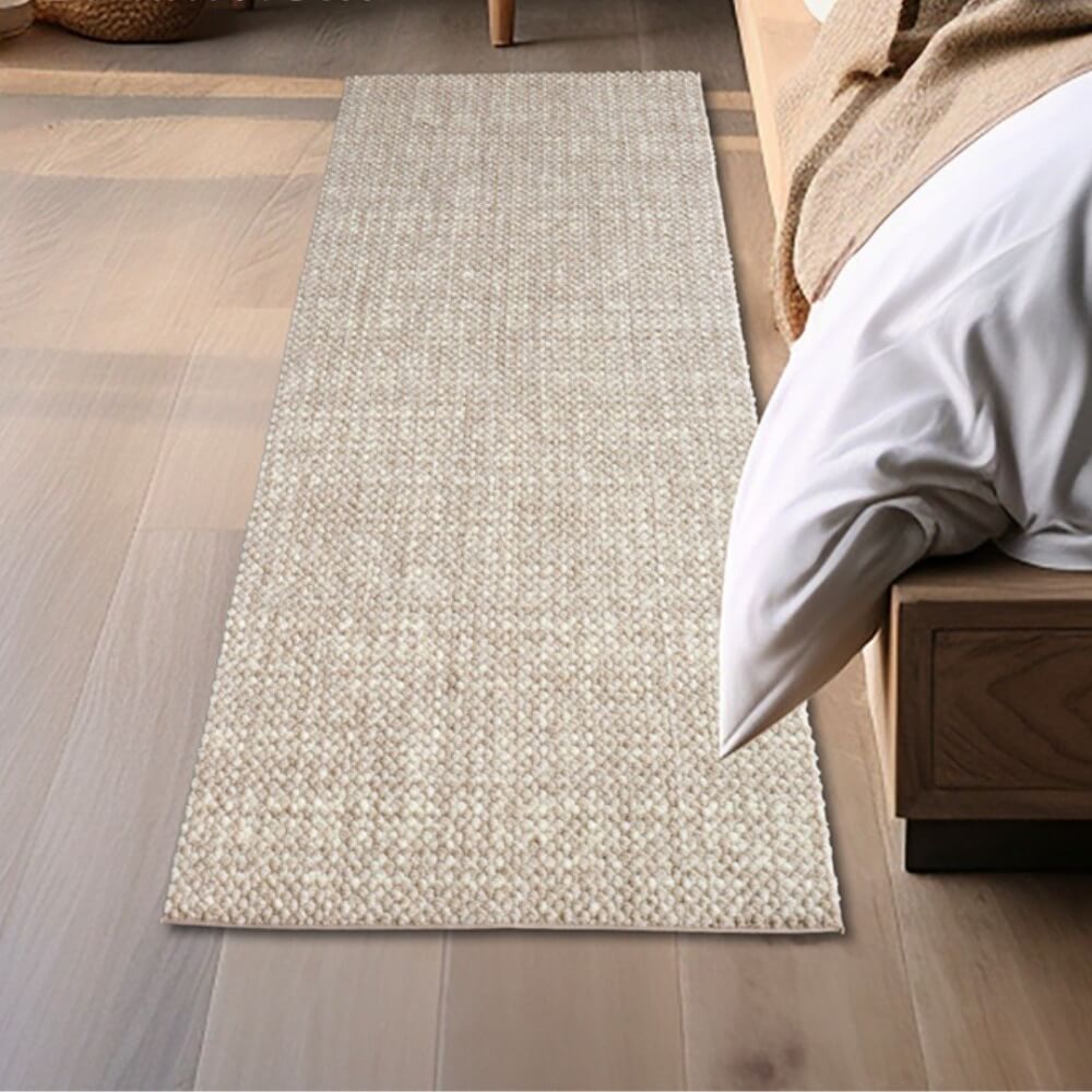 พรม MJHOMEDESIGNS BEDSIDE CARPET 37 ขนาด 80*180 ซม. เทา  NO.12