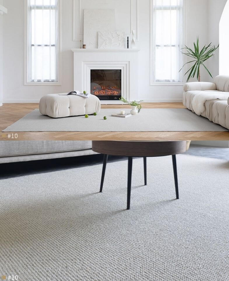 พรม MJhomedesigns Classic Ruipeng Series 10 ขนาด 160 x 230 ซม. ขาว
