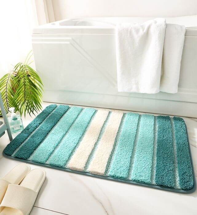 พรม MJHOMEDESIGNS DOORMAT CARPET 01 ขนาด 40*60 CM เขียว