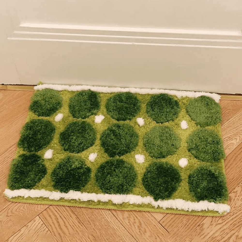 พรม MJHOMEDESIG DOORMAT CARPET 13 ขนาด 40*60 CM เขียว