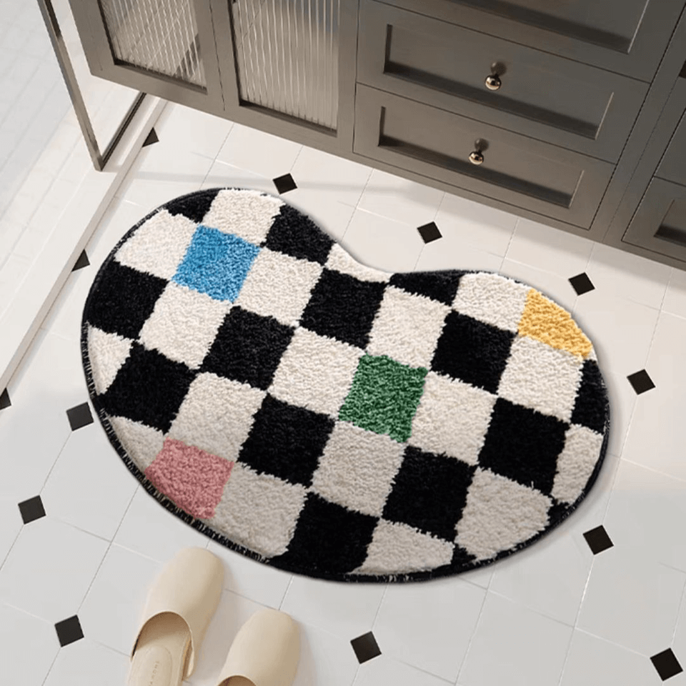 พรม MJHOMEDESIGNS DOORMAT CARPET 15 ขนาด 40*60 CM ดำ