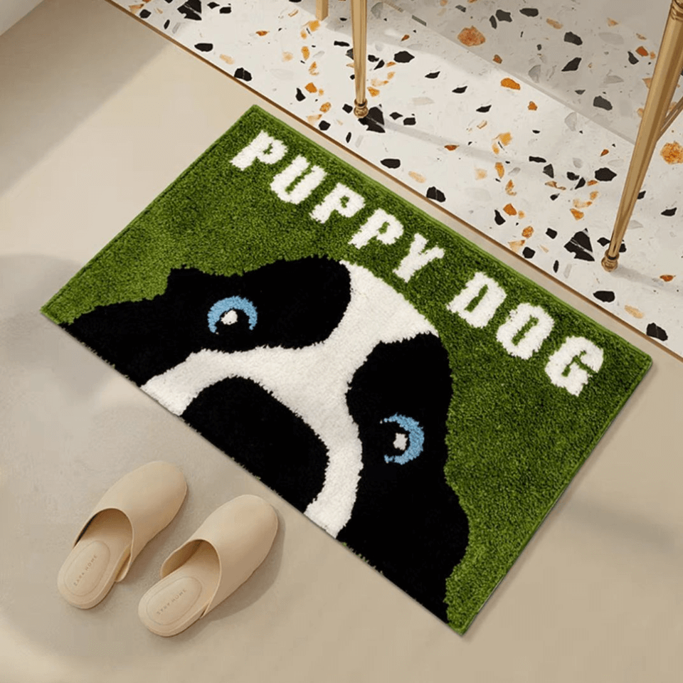 พรม MJHOMEDESIG DOORMAT CARPET 16 ขนาด 40*60 CM เขียว