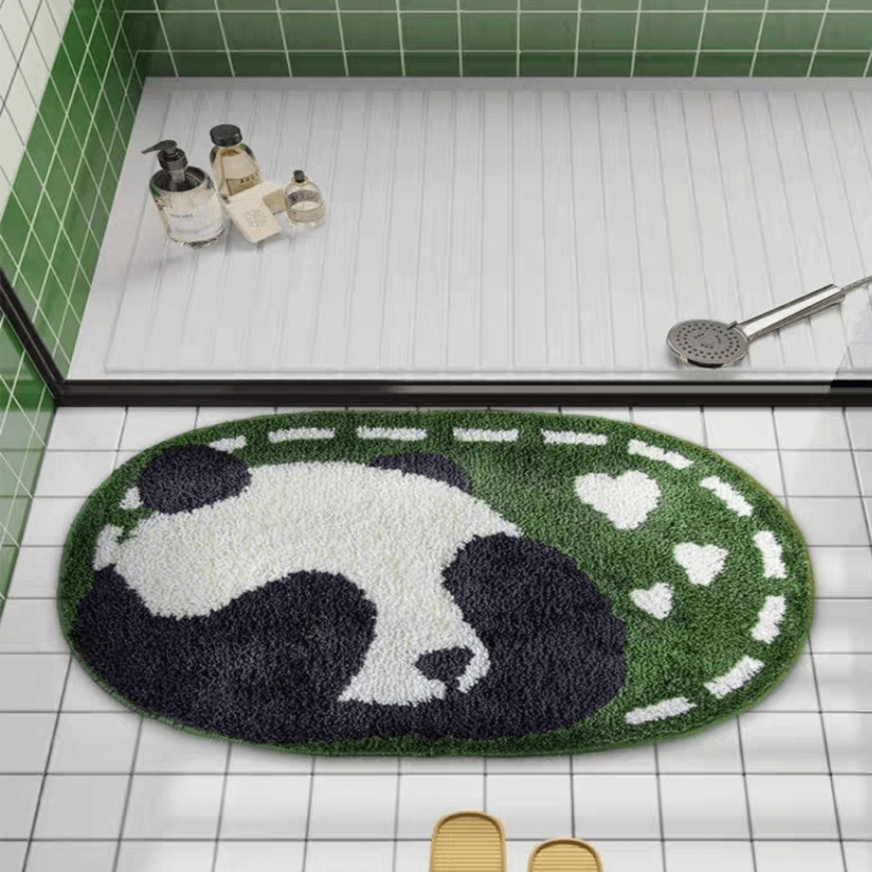 พรม MJHOMEDESIG DOORMAT CARPET 16 ขนาด 40*60 CM เขียว