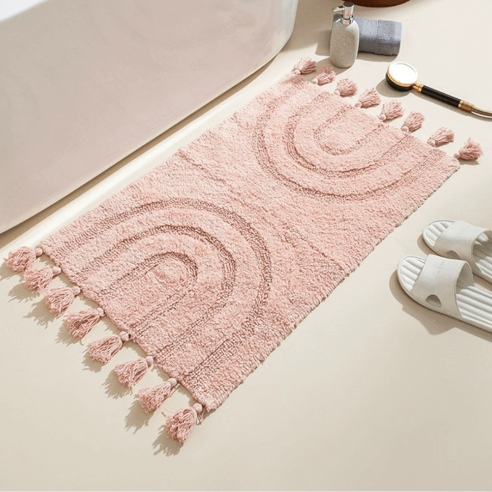 พรม MJHOMEDESIGNS DOORMAT CARPET 35 ขนาด 50X120 CM ชมพู