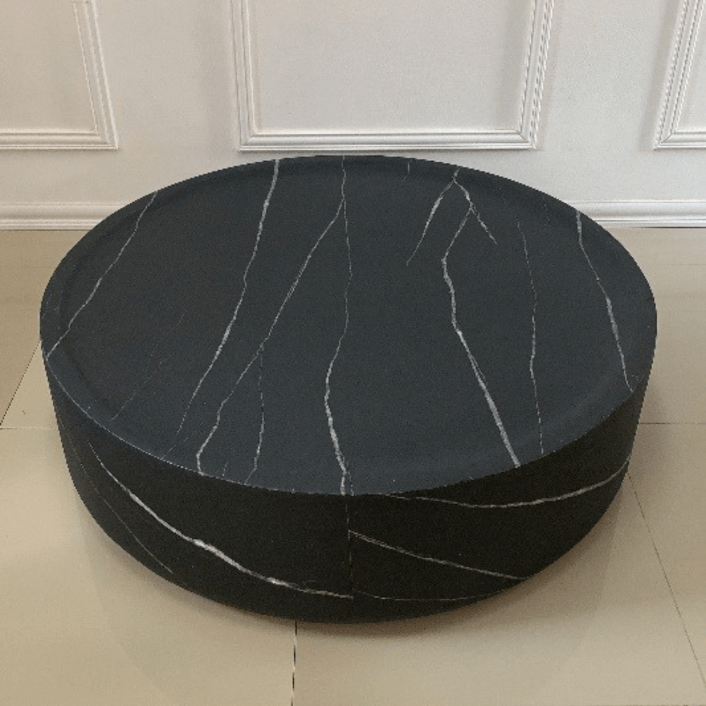 โต๊ะกลาง MJHOMEDESIGNS TB649 L110XW110XH30 CM สีดำ