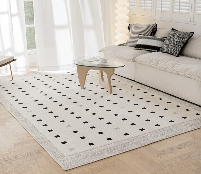 พรม MJHOMEDESIGNS SHANGHAI MANSION SERIES ขนาด 160 X 230 ซม. ครีม