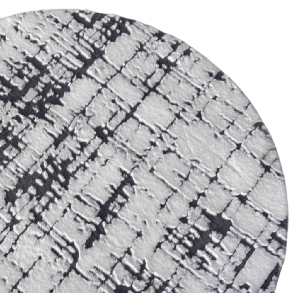 พรม MJHOMEDESIGNS PREMIUM ROUND CARPET ขนาด 160 ซม. เทา