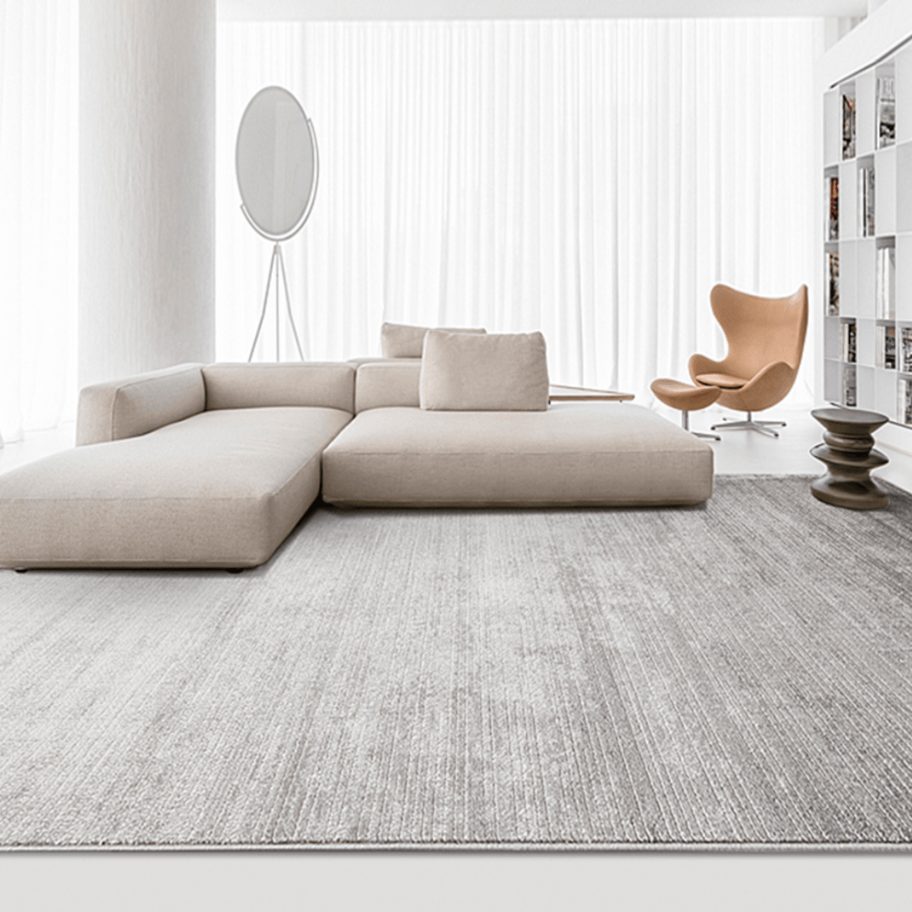 พรม MJHOMEDESIGNS WOOL PREMIUM CARPET 128EA ขนาด 160 X 230 ซม. เทา
