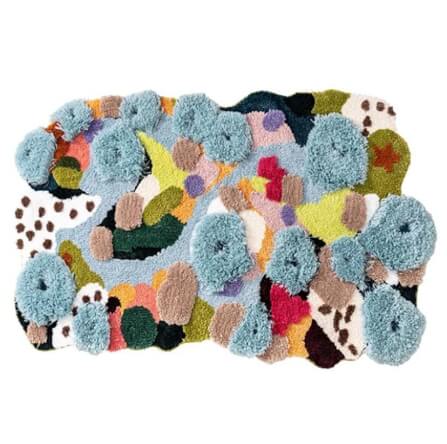 พรม MJHOMEDESIGNS BEDSIDE CARPET 72 ขนาด 80 X 120 ซม. หลากสี_0