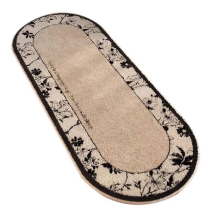 พรม MJHOMEDESIGNS BEDSIDE CARPET 77 ขนาด 80*160 ซม. น้ำตาล_0
