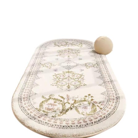พรม MJHOMEDESIGNS BEDSIDE CARPET 77 ขนาด 80*160 ซม. ครีม NO.2_0