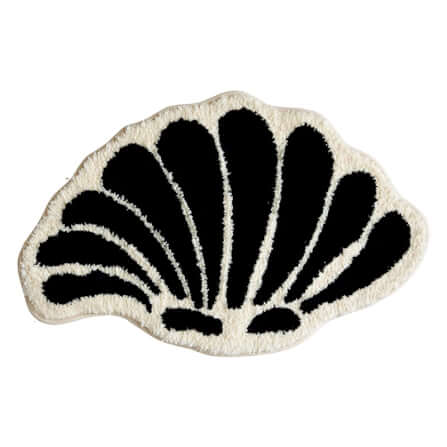 พรม MJHOMEDESIGNS DOORMAT CARPET 06 ขนาด 40*70 CM ดำ-ขาว_0